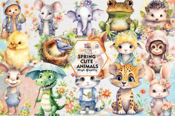 Adorable Spring Animal Clipart: Creative Uses for Your Projects
