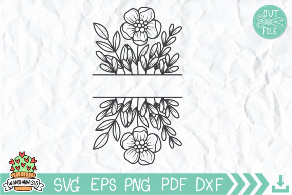 Creating Elegant Wedding Stationery with Split Floral Frame SVGs