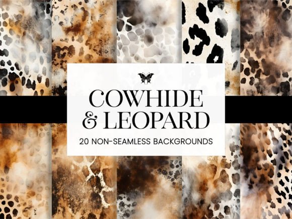 Earthy, Bold, and Wild: The Cowhide Leopard Print Abstract Western Aesthetic
