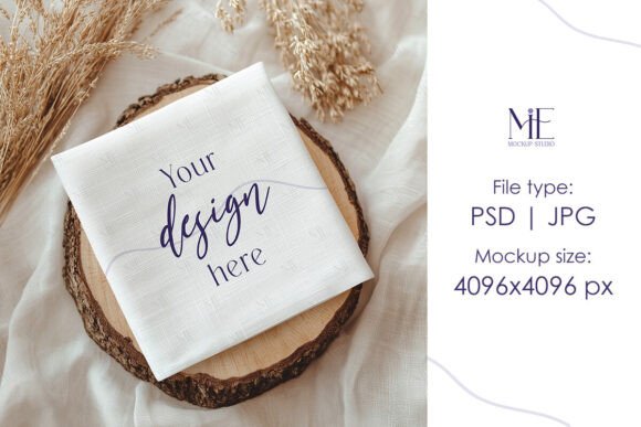 Elevate Your Brand with Realistic Napkin Mockup PSD Files