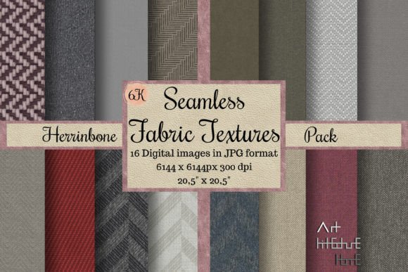 Elevate Your Designs with 6K Seamless Herringbone Textures