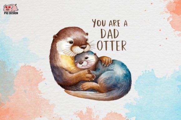 Hoppy Father's Day Hedgehogs Clipart: A Charming Design Asset