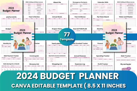 Master Your Finances: The Ultimate 2024 Budget Planner Canva Templates