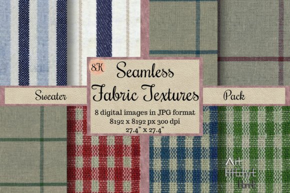 Seamless Fabric Textures - Sweater Pack: 8K Patterns for Digital Craft