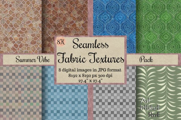 Seamless Fabric Textures: The Summer Vibe Pattern Pack