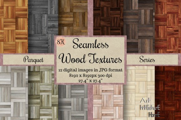 Seamless Parquet Textures: Elevate Your Square Wood Designs