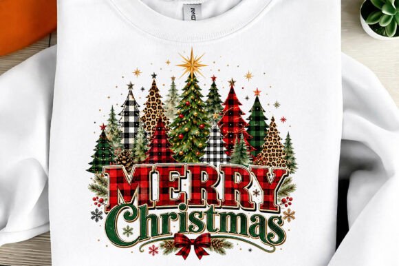 Unleashing Festive Edge: Plaid & Leopard Christmas Trees