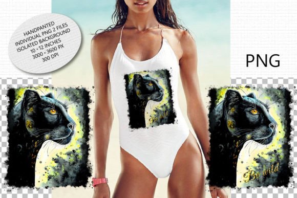 Unleashing the Watercolor Panther: A Guide to This Sublimation PNG